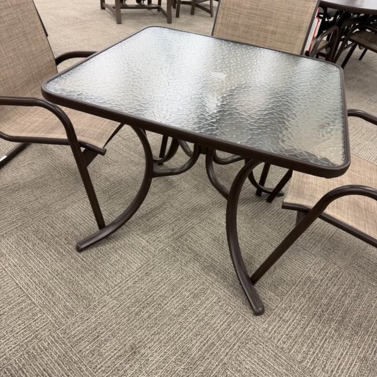 Telescope Casual Furniture Gardenella Glass Dining Set