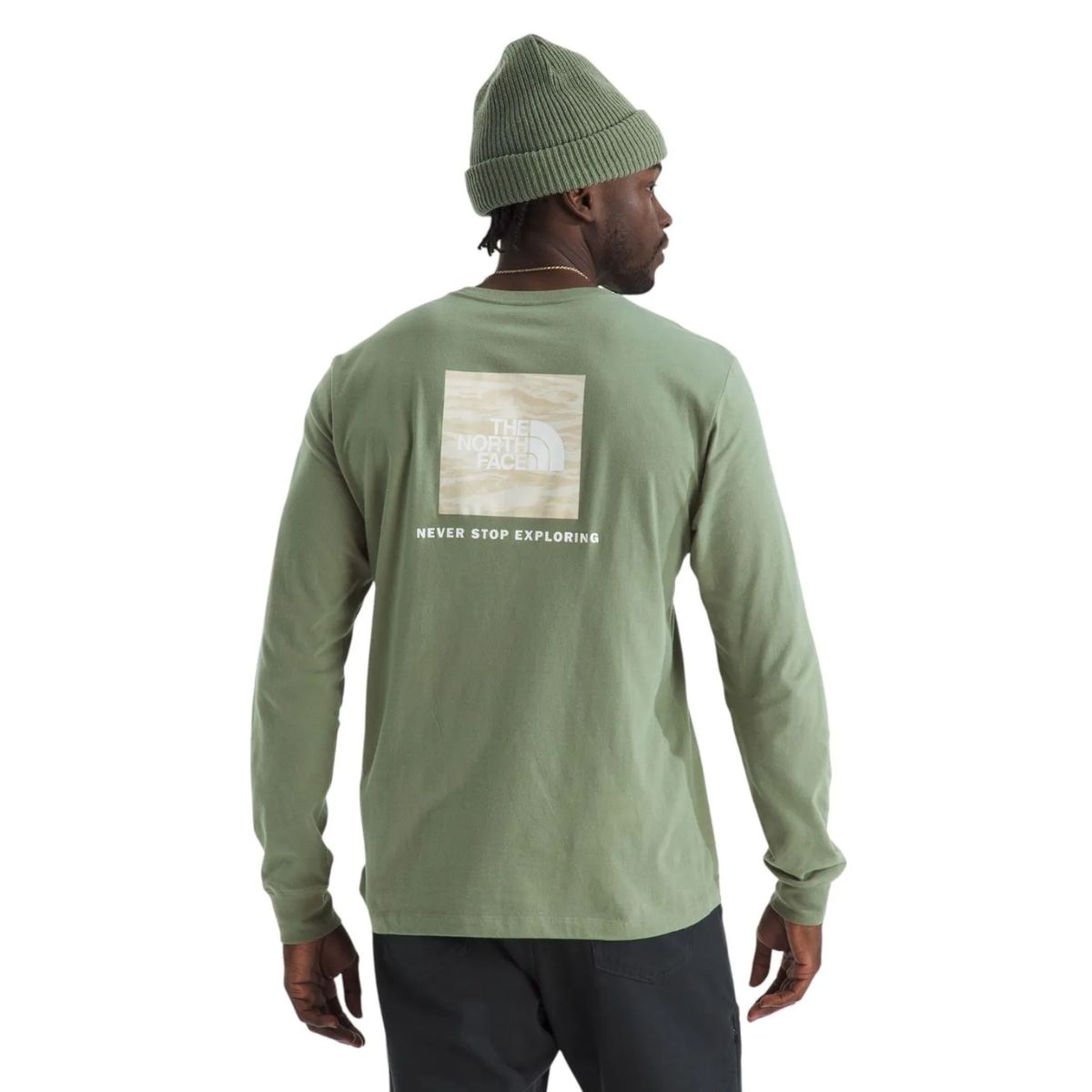 The North Face Men's Evolution Light Ink Box NSE Graphic Long Sleeve T-Shirt