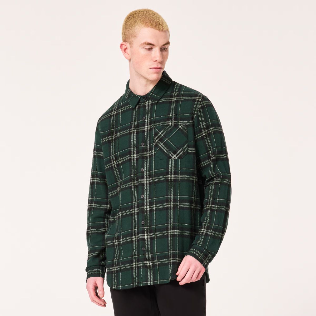 Oakley Men's Podium Plaid Ls Flannel