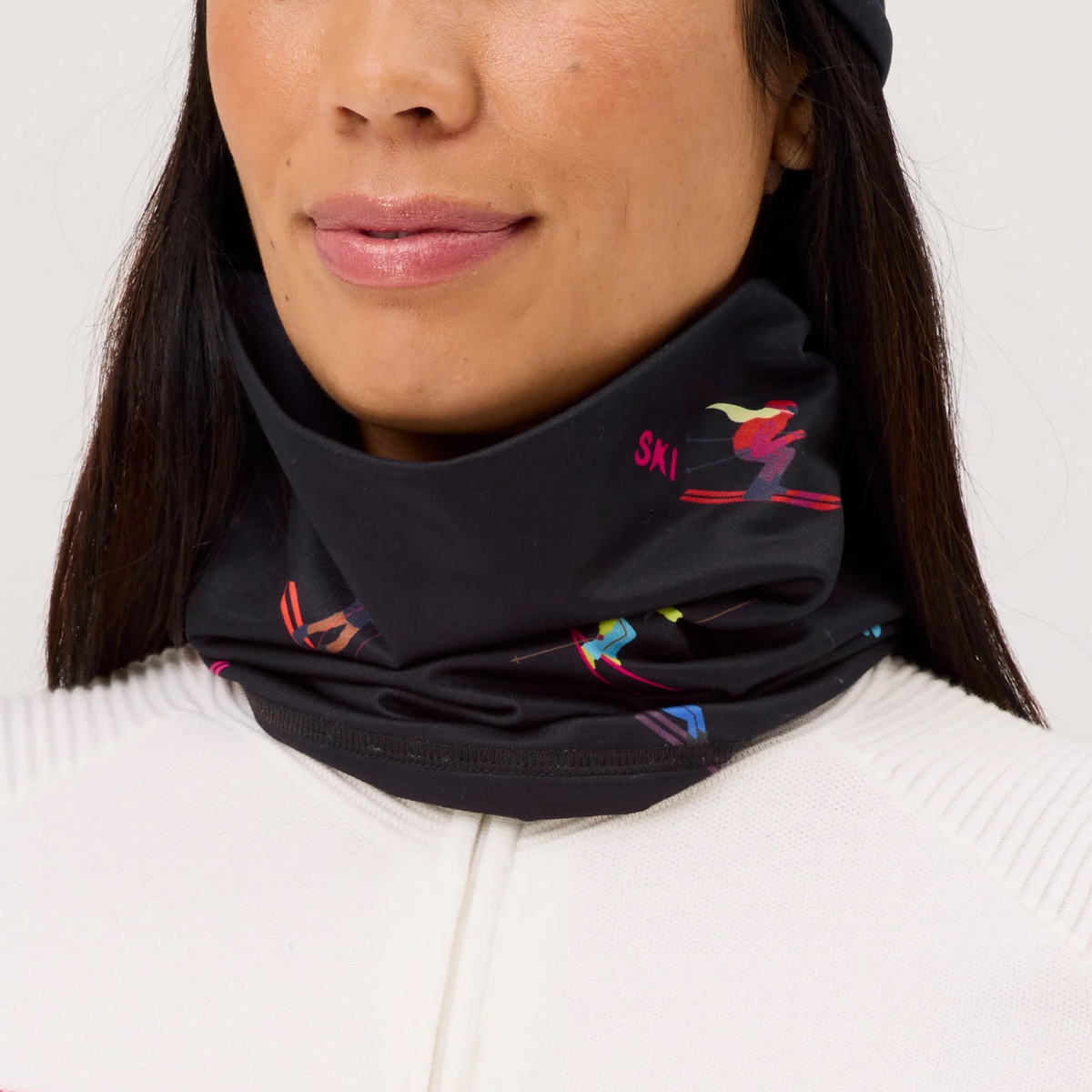 Krimson Klover Multi-Skier Illustrated Neck Gaiter