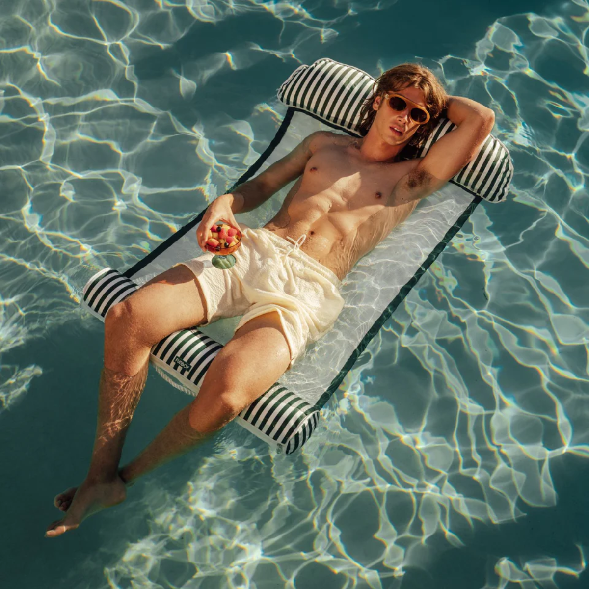 Green Fabric Pool Hammock