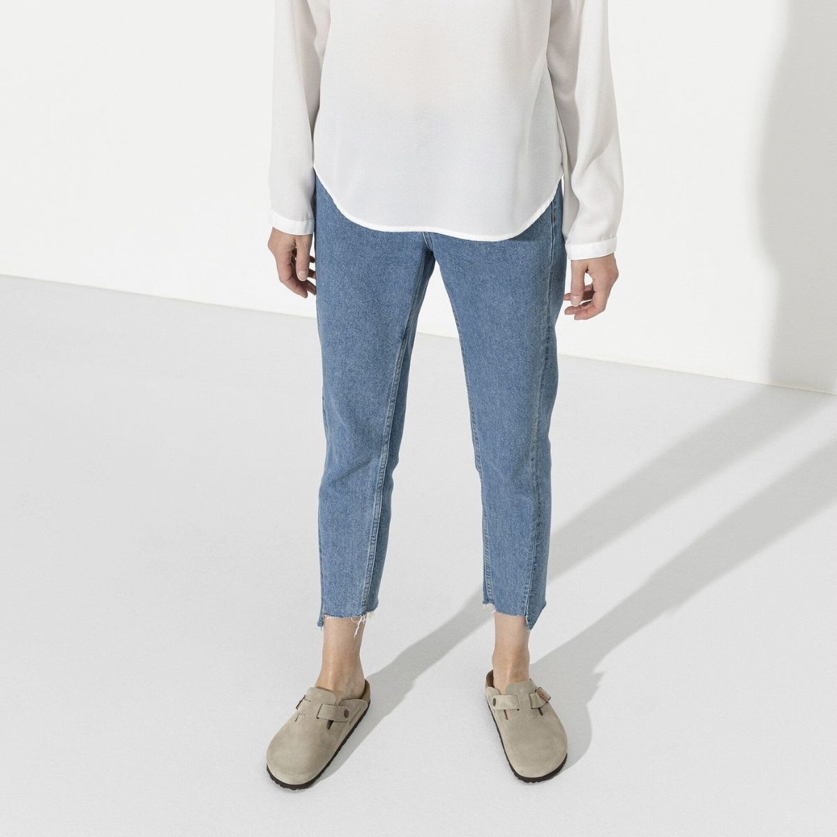 Birkenstock Boston Soft Footbed Suede Leather