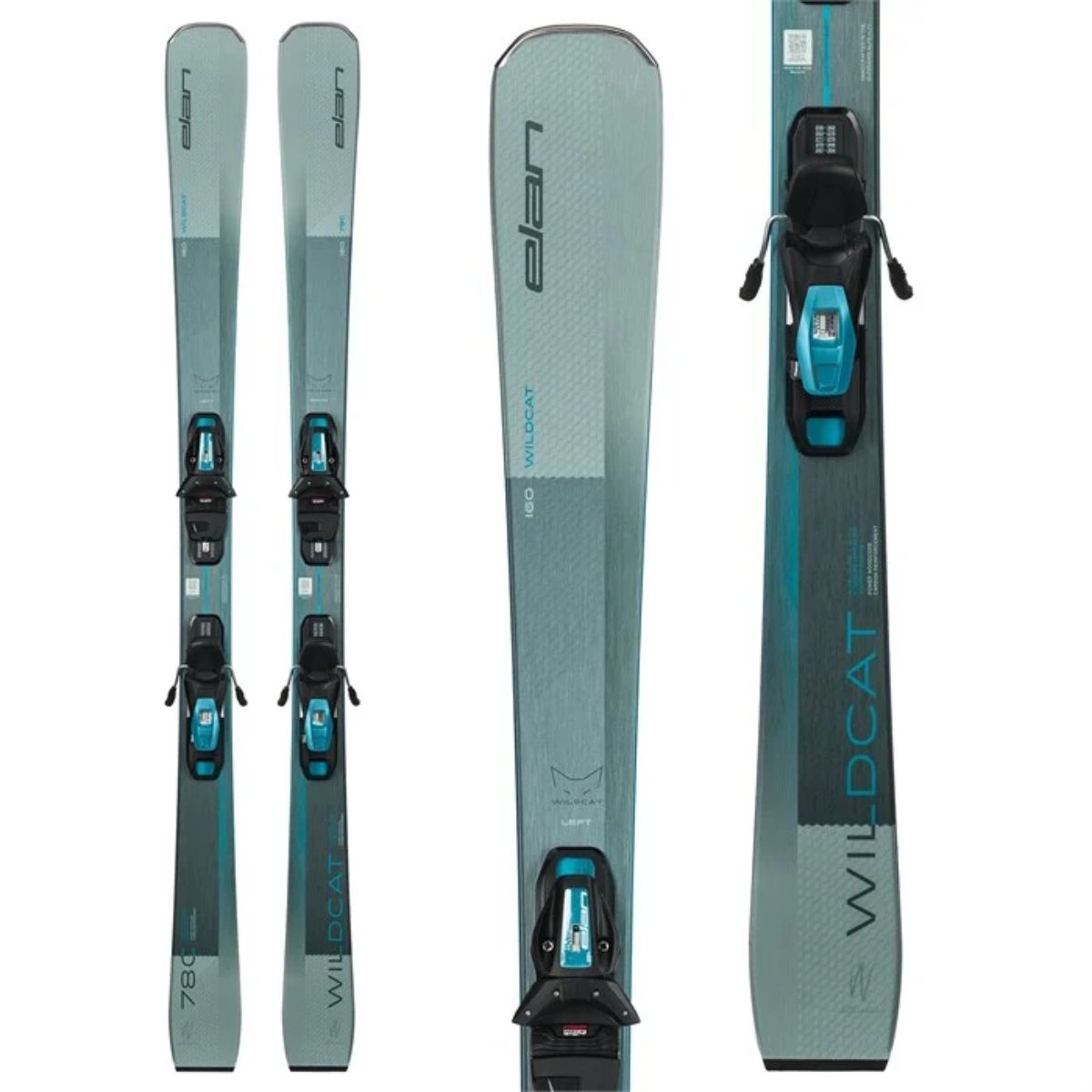 Womens Elan WIldcat 78C with Shift EL 9 Skis