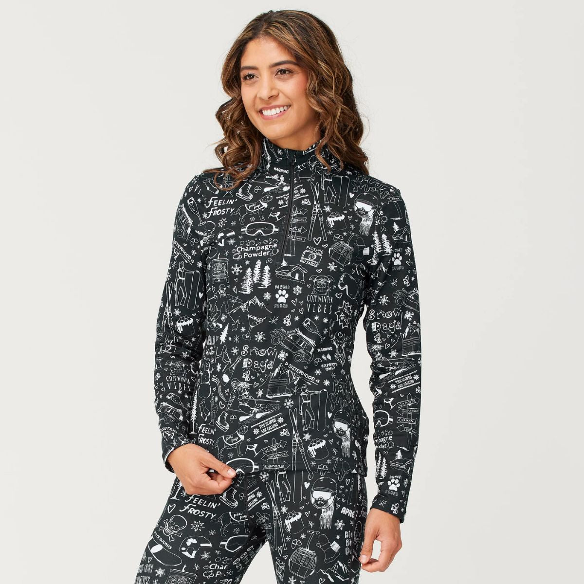 Krimson Klover Graffiti Base Layer Top