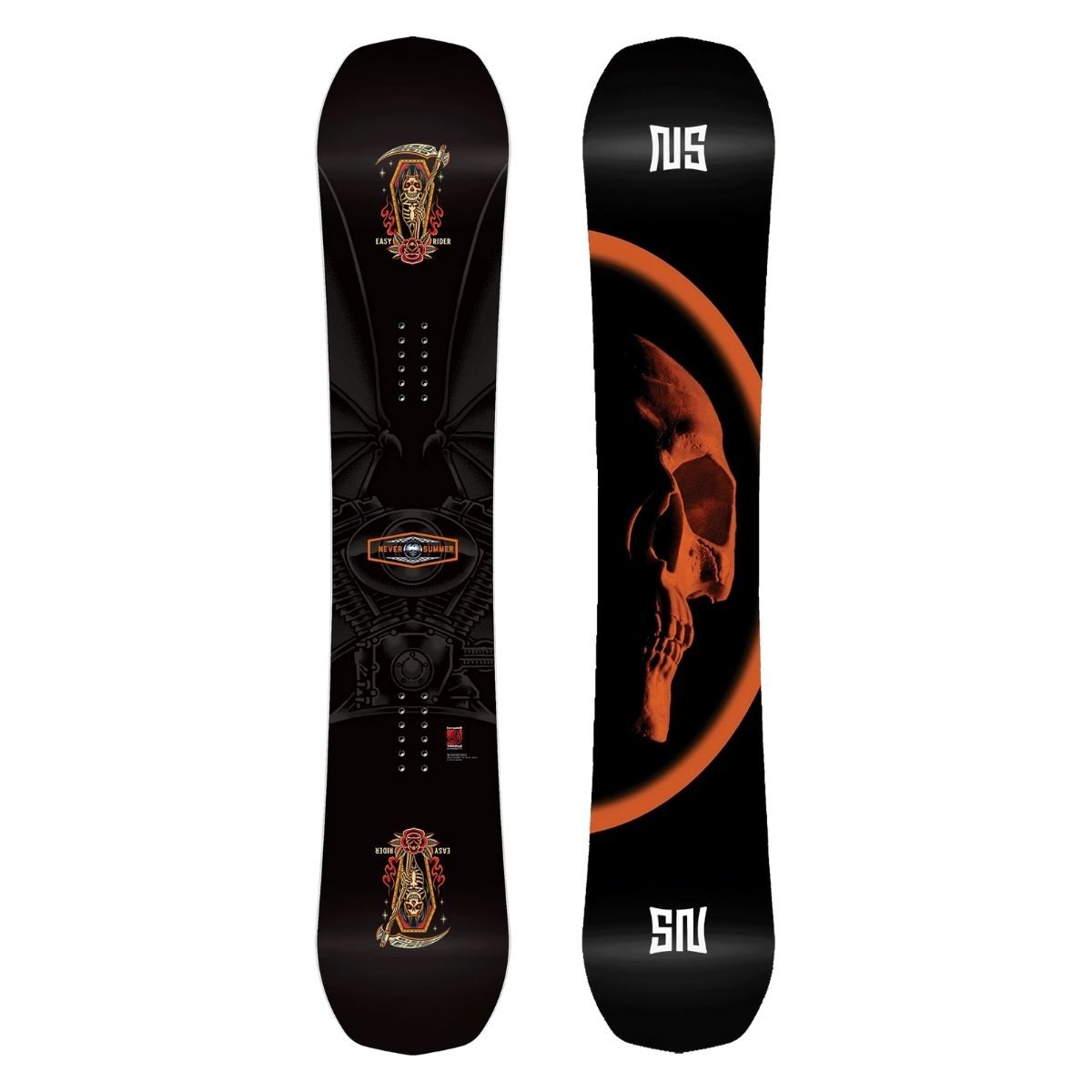 Never Summer Easy Rider Mens Snowboard