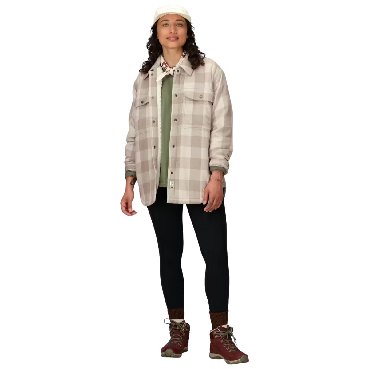 Marmot Women's Ridgefield Sherpa-Lined Flannel Shirt Jacket