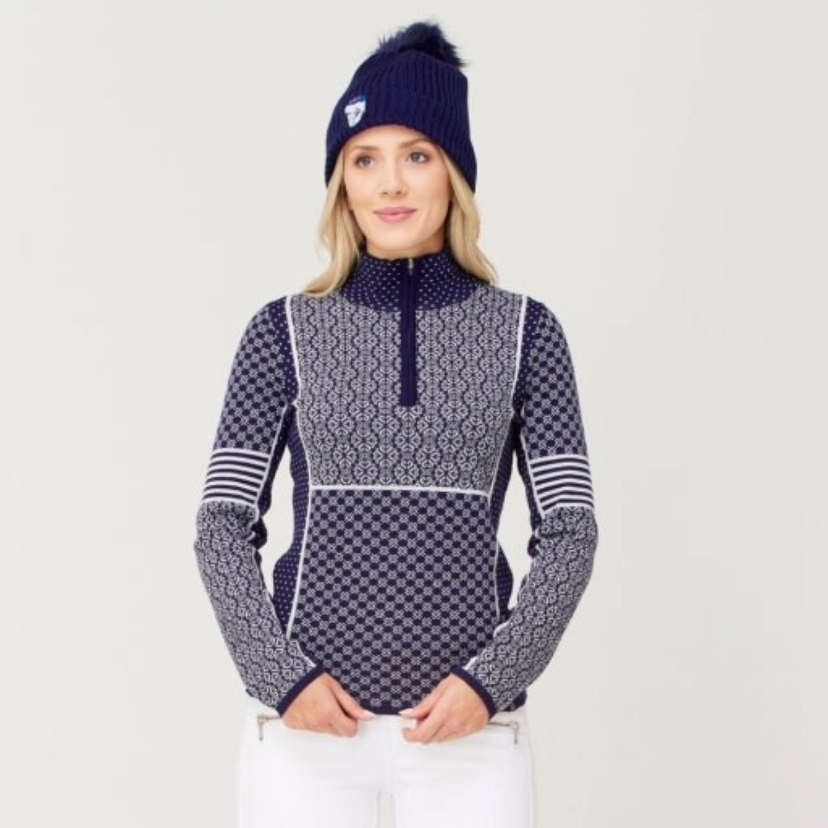 Krimson Klover Pow Zip Neck