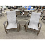 Telescope Casual Furniture Belle Isle Sling Hidden Chat Chair Set