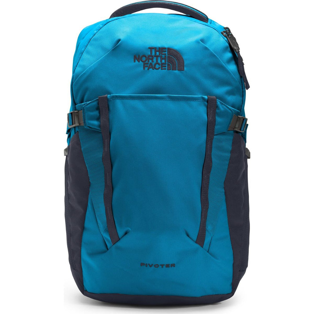 is the north face pivoter a good backpack Women's TNF White Metallic Mlange/Mid Grey zip pockets The North Face Pivoter Backpack