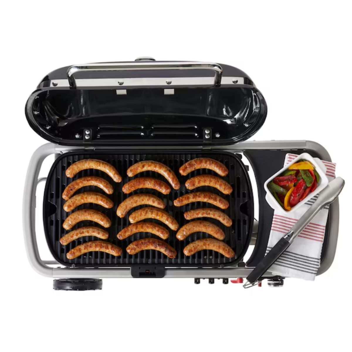 Weber Traveler 320-Sq. in Black Portable Liquid Propane Grill