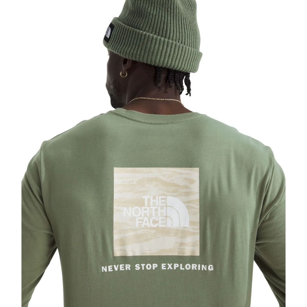 The North Face Men's Evolution Light Ink Box NSE Graphic Long Sleeve T-Shirt