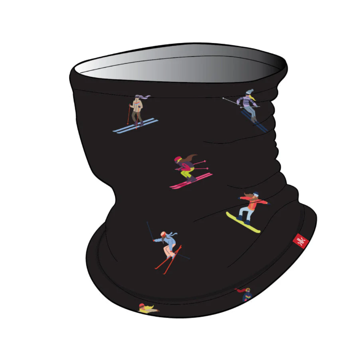 Krimson Klover Multi-Skier Illustrated Neck Gaiter