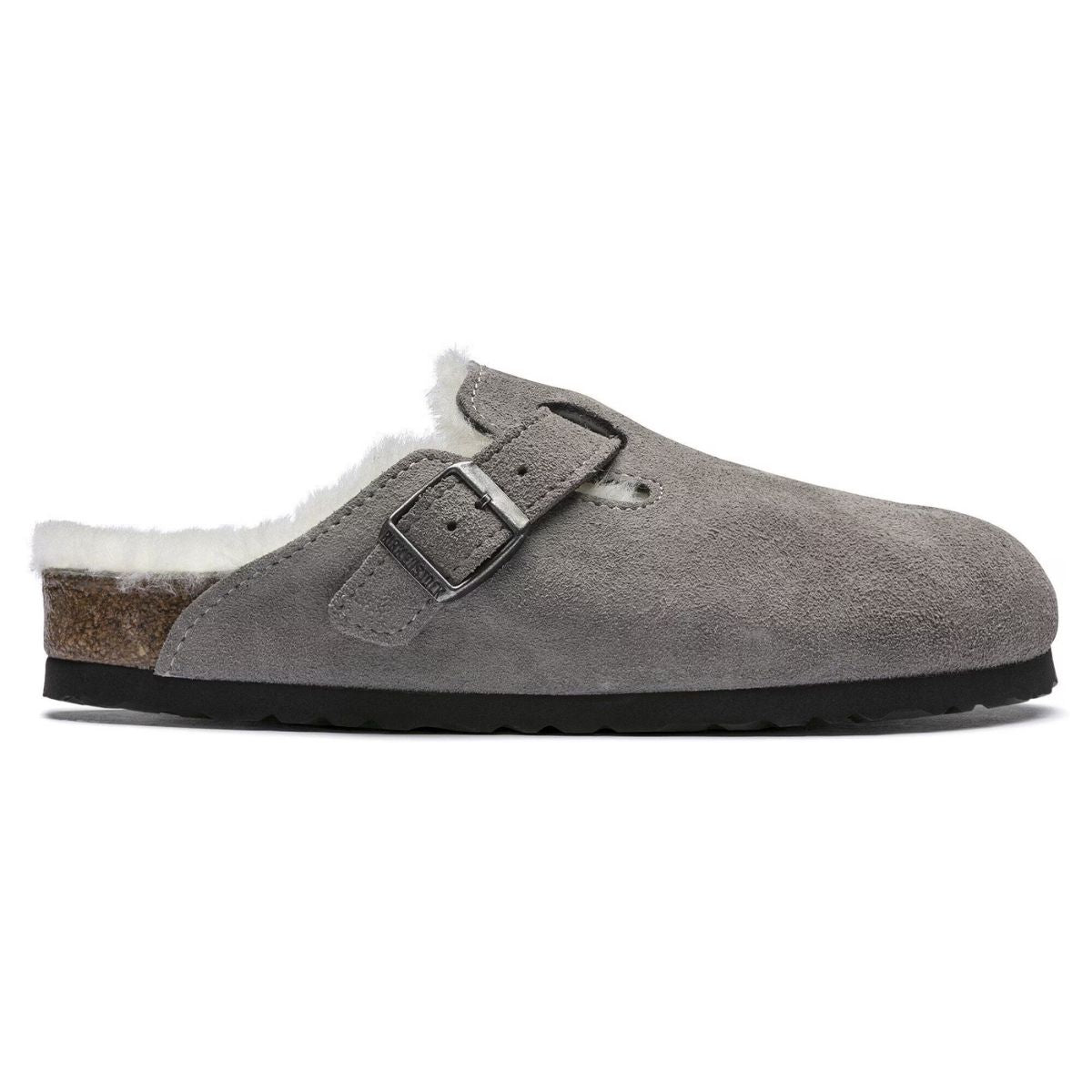 Birkenstock Boston Shearling Suede Leather