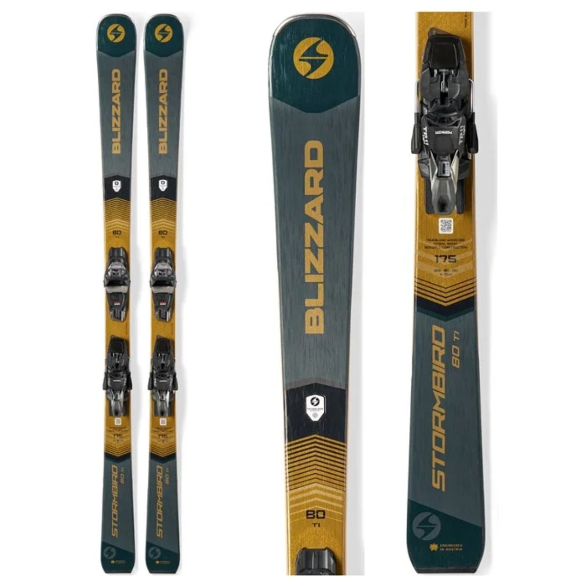 Mens Blizzard Stormbird 80 TI + TP 11 Skis – Alpin Haus