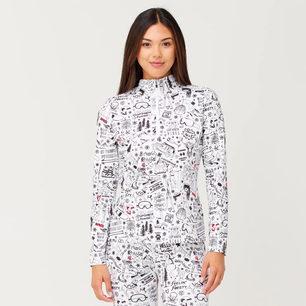 Krimson Klover Graffiti Base Layer Top