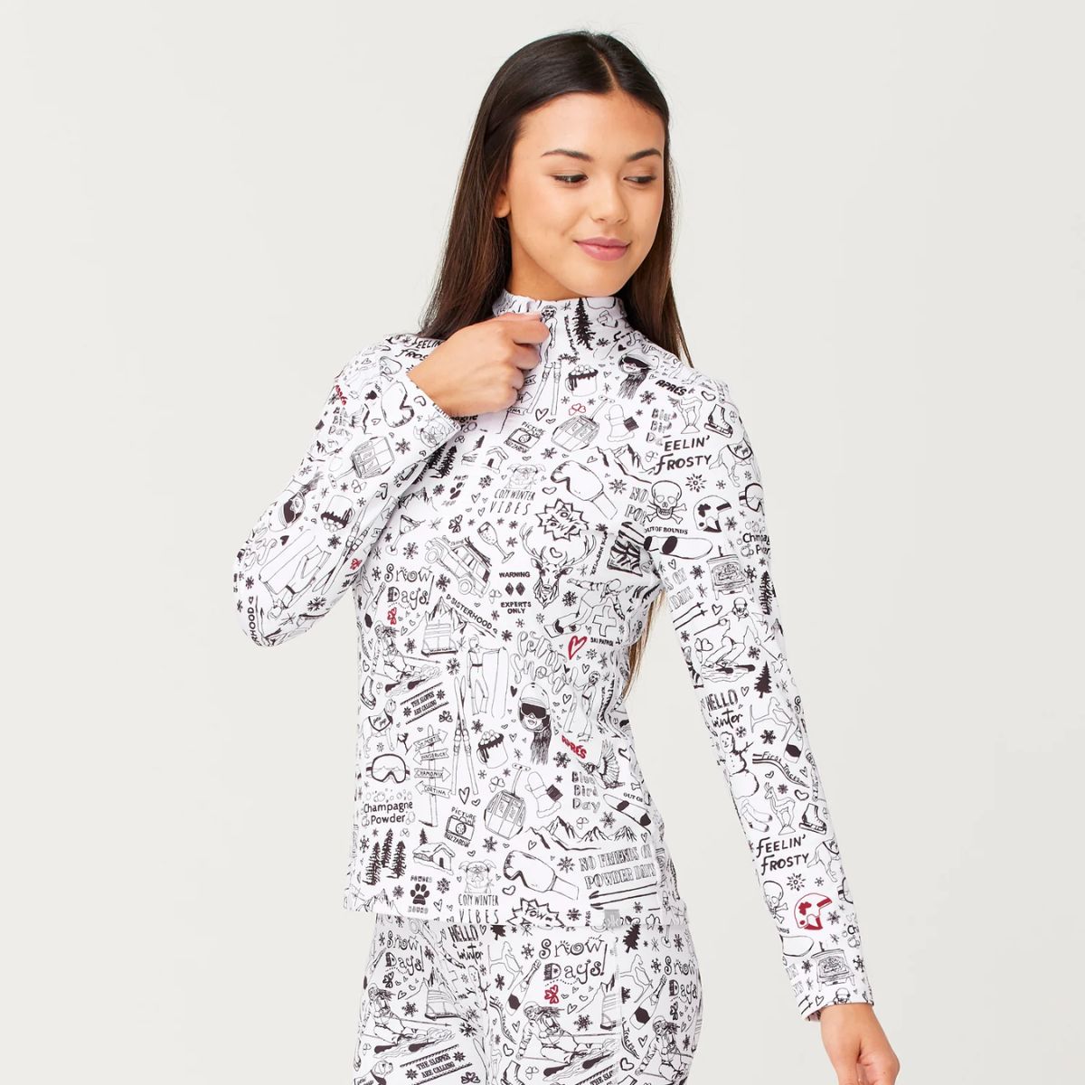 Krimson Klover Graffiti Base Layer Top