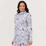 Krimson Klover Graffiti Turtleneck