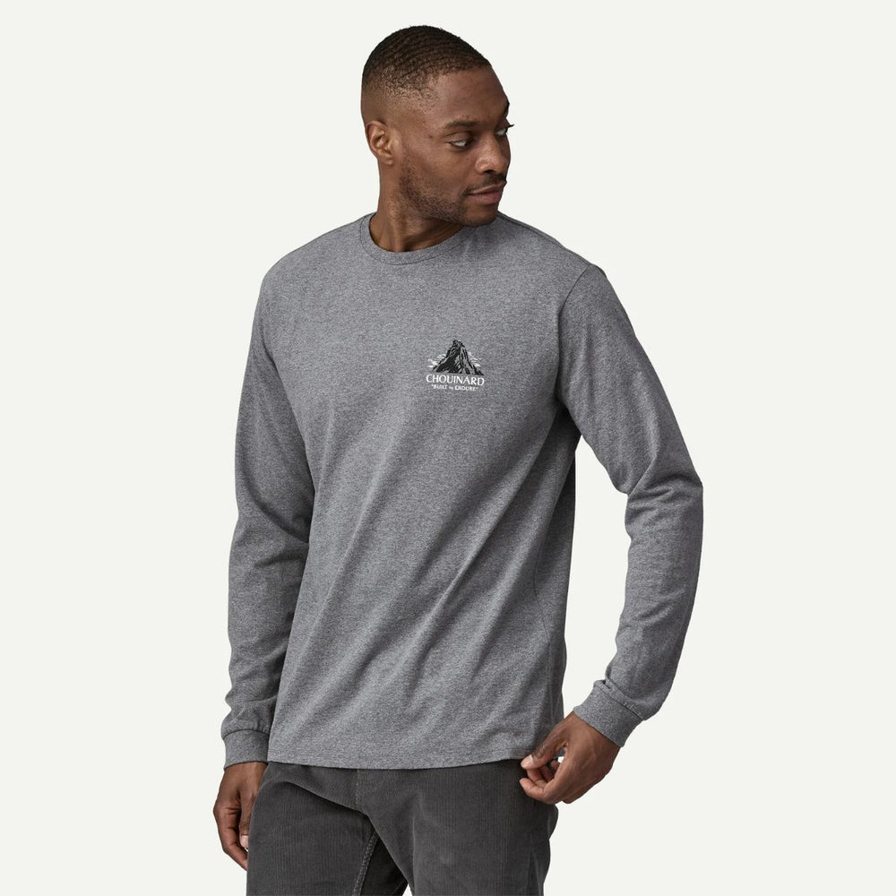 Patagonia Men's Long-Sleeved Chouinard® Crest Responsibili-Tee®