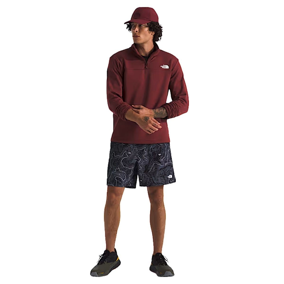 The North Face Men's Cedar Trail Grid Fleece 1/4-Zip