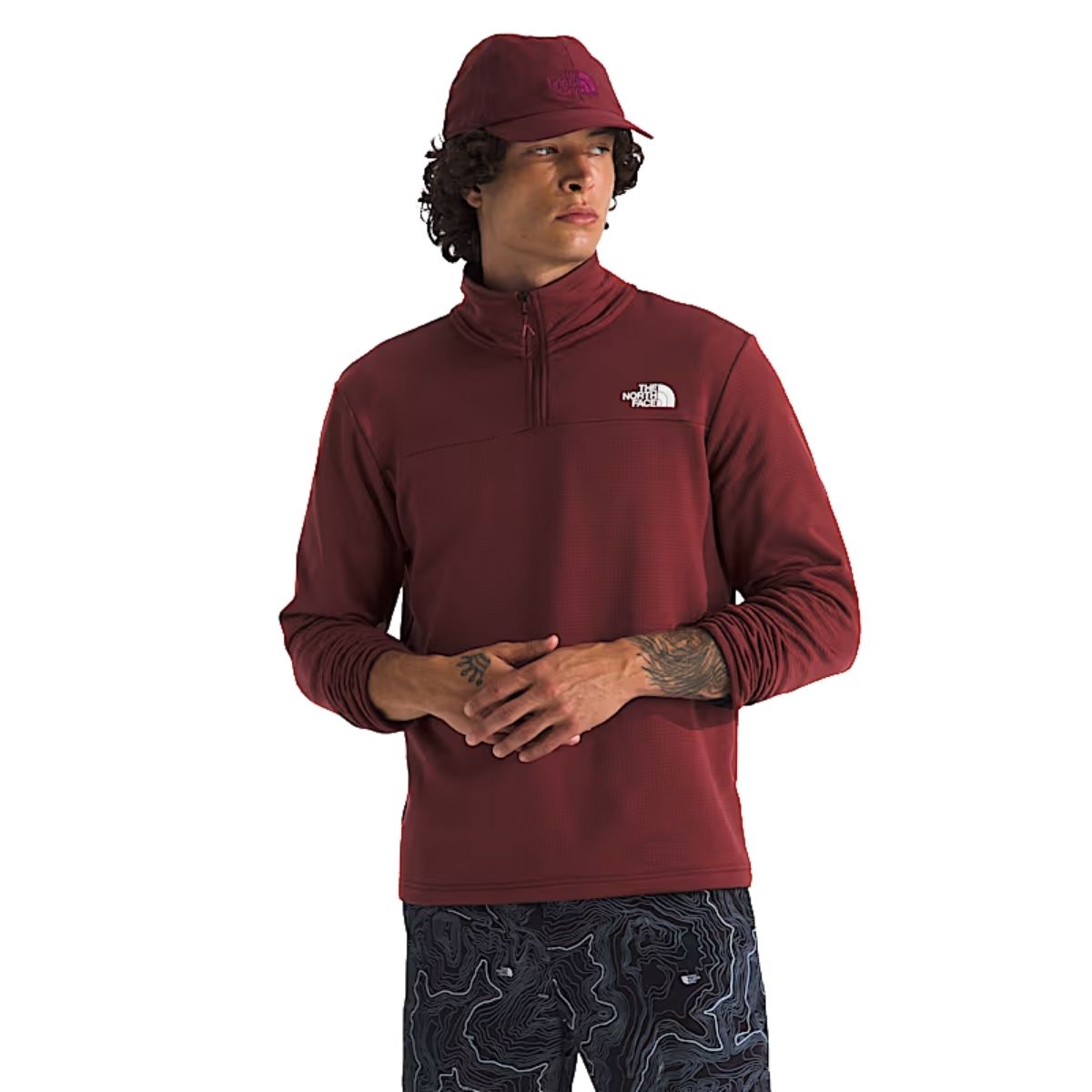The North Face Men's Cedar Trail Grid Fleece 1/4-Zip