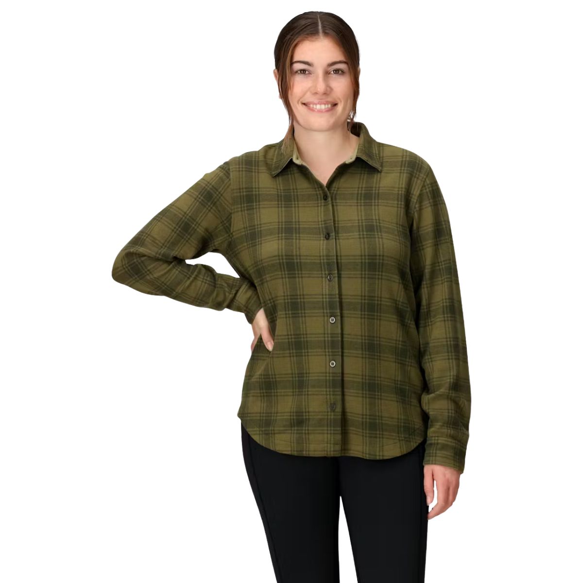 Marmot Women's Alpine Haven Soft Stretch Knit Flannel Long-Sleeve Shirt
